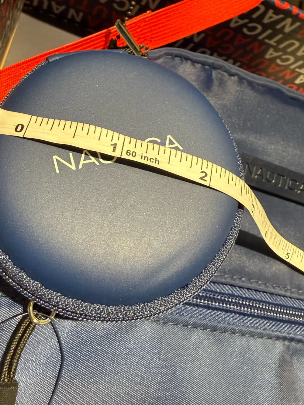 Nautica Men's Navy Backpack Gift Set with Zip Case & Key Fob (NWT)